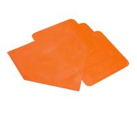 Champion Sports Throwdown Base Set: 4 Baseball & Softball Rubber Throw Down Bases - Training & Practice Equipment Orange 1"""" x 17"""" x 17""""