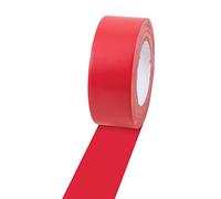 Champion Sports Vinyl Tape, 2” Wide x 60 Yards Long, Red - Durable Floor Marking Tape for Social Distancing, School, Gyms, Restaurants - Tough Floor Tape for Heavy Foot Traffic and Equipment