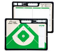 Champion Sports XL Dry Erase Board for Coaching Baseball - Whiteboards for Strategizing Techniques Plays - 2-Sided Game Boards with Handle - Front S