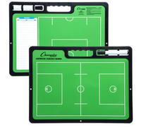 Champion Sports XL Dry Erase Board for Coaching Lacrosse - Whiteboards for Strategizing Techniques Plays - 2-Sided Game Boards with Handle - Front S