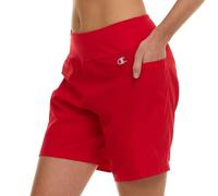 Champion Swim Board Shorts for Women, 5”/7” Swim Shorts Women with Pockets for Beach, Pool, Summer, Red, Large