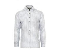 Champion Tattersall Country Casual Style Shirt-Blue-2XL-Max 55'',140cm (2320)