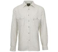 Champion Tattersall Country Style Casual Long Sleeved Shirt Olive 4XL