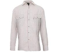 Champion Tattersall Country Style Casual Shirt-Red-4XL-Max 63",160cm