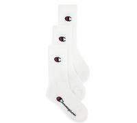 Champion Unisex Core 3pp Crew Ankle Socks, Bianco, 5-Mar UK