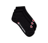 Champion Basics 3pk Sneaker Socks, Black, 2.5-5