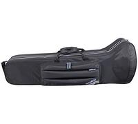 Champion Trombone Case With Backpack & Carry Straps & Accessory Pocket For Mute, Music Sheet & Phone. Suitable For Bb Tenor Trombone, Bb/F Trombone, Open Rap Models & Large Or Small Bore Models.