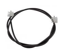 Champion Music Trombone Pipe Tube Cleaning Rod Snake Brush - Black - Twin Bristle Head for Excellent Cleaning in Hard-to-Reach Areas of Brass Instruments (CH814)