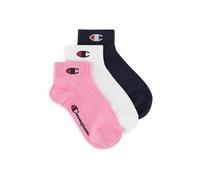 Champion Unisex 3-Pack Socks, Quarter, Navy Blue