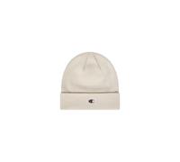 Champion Unisex-Adult Lifestyle Caps (806065) -Recycled Acrylic Knitted Yarn Embroiedered C-Logo Beanie Hat, White (ES057), One Size