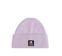Champion Unisex-Adult Lifestyle Caps (806069) -Recycled Acrylic Knitted Yarn Block Logo Beanie Hat, Purple (VS057), One Size