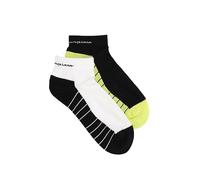 Champion Unisex-Adult Socks Seasonal (U20139) -Script Logo 2pp Performance Quarter, Black (KK001), 6-8 (Pack of 2)