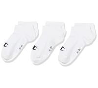 Champion Unisex-Kids and Teen's Basics 3pk Sneaker Socks, White, 9-11.5