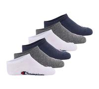 Champion Unisex-Kids and Teen's Basics 6pk Sneaker Socks, Dark Blue, 12-2