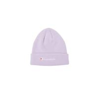 Champion Unisex Kid's Junior Caps (806070) -Recycled Acrylic Knitted Yarn Embroidered Script Logo Beanie, Purple (VS057), One Size