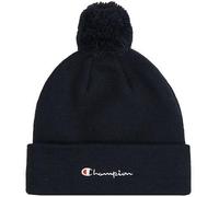 Champion Unisex Kid's Junior Caps (806071) -Recycled Acrylic Knitted Yarn Script Logo Td Pom Beanie, Blue (BS501), One Size