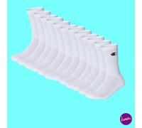 Champion Unisex Core 6pp Crew Ankle Socks, Bianco, 5-Mar UK