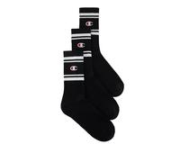 Champion Unisex Seasonal 3pp C-logo Crew Socks, Nero, 6-8 UK