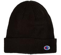 Champion Unisex's Logo Cuff Beanie Hat, Black/Red/Blue, One Size