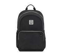 Champion Unisex's Venice Nylon Backpack, Black/Silver, M