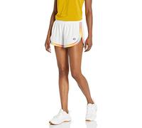 Champion Women's 3.5" Varsity Short (Retired Colors), White/Multi, XXL