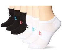 Champion Women's 6-Pack Super No Show Socks, Assorted, 4-8 UK (Pack of 6)