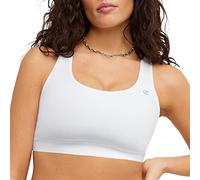 Champion Women's, Absolute, Moisture Wicking, Moderate Support Sports Bra, Opaque, White, XL