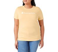 Champion Women's American Classics Short Sleeve T-Shirt, Giallo Paglierino, L Straw Yellow