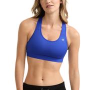 Champion Women's Compression, Racerback Sports, Moisture-Wicking Athletic Bra, Flight Blue, L