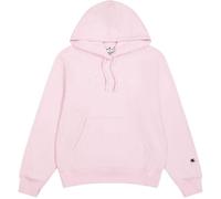 Champion Women's Embroidered Logo Kangaroo Pocket Hoodie in Pink | Size: Large Champion Pink L