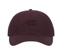 Champion Women's Essentials Washed Cotton Twill Adjustable Baseball Cap, Medium Ruby, One Size