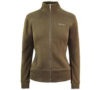 Champion Women's Heritage Fit Long Sleeve Zip Up Sweatshirt Brown Track Top | Size: Medium Champion Brown M