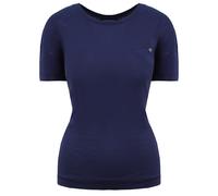 Champion Women's Heritage Fit Short Sleeve Crew Neck Plain Navy T-Shirt in Blue | Size: Large Champion Blue L