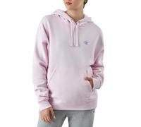 Champion Women's Hoodie, Powerblend, Fleece Hoodie for Women, C Logo (Plus, Chantilly Pink C Logo, Large