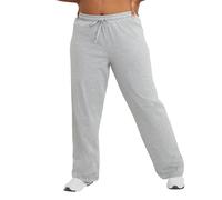 Champion Women's Jersey Pants, Comfortable Cotton Lounge Pants for Women, 100% Cotton, 31.5", Oxford Gray, XL