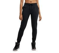 Champion Women's Joggers, Lightweight Lounge, Comfortable Jersey Lounge Pants for Women, 29, Black, Large