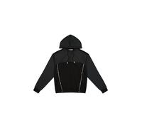 Champion Women's Legacy C-tech W (117474) -Tcv Stretch Poly-Cotton Interlock Full-Zip Hooded Sweatshirt, Black (KK001), S