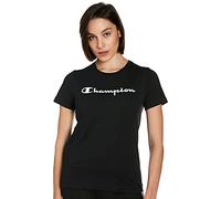 Champion Women's Legacy Classic Logo 113223 T-Shirt, Black, M