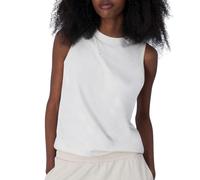 Champion Women's Legacy Icons W-Small Script Logo Tank S/L Top, White Washed, L