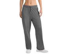 Champion Women's Lightweight Lounge Comfortable Jersey 31.5" Pants (Plus, Granite Heather, Large