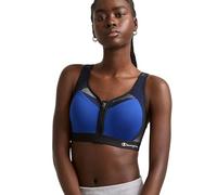 Champion Women's Motion Control Zip Sports Bra, Surf The Web, 34B