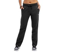 Champion Women's, Powerblend, Fleece, Comfortable Lounge Pants, 31" Sweatpants, Black, XS