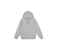Champion Women's Legacy Basics W Powerblend Fleece Hooded Sweatshirt, Light Grey Melange, L