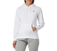 Champion Women's Powerblend Fleece Hoodie Sweatshirt, Regular Fit, White