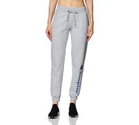 Champion Women's, Powerblend, Fleece Joggers, Comfortable Pants, 29" (Plus, Oxford Gray Script, XS
