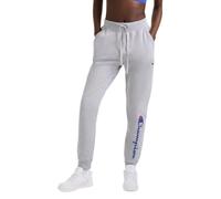 Champion Women's, Powerblend, Fleece Joggers, Comfortable Pants, 29" (Plus, Oxford Gray Script, S