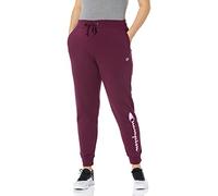 Champion Women's Powerblend Graphic Jogger Sweatpants, Dark Berry Purple-y07459, XL