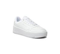 Champion Women's Rebound Platform Low Sneakers, White Ww001, 6.5 UK