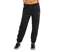 Champion Women's, Reverse Weave, Fleece Joggers, Sweatpants, 30", Black C Logo, Large