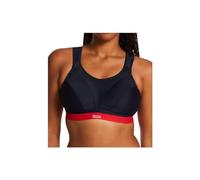 Champion Women's Shock Absorber SN109 Active D+ Classic Bra, Dark Blue/Red, 34DD